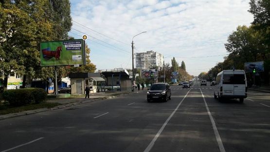 Фото рекламної площини за адресою пр-т Мира, 71/1, транспортная магистраль