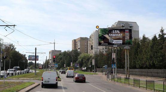 Фото рекламной плоскости по адресу Княгини Ольги ул. / Сахарова ул., из центра