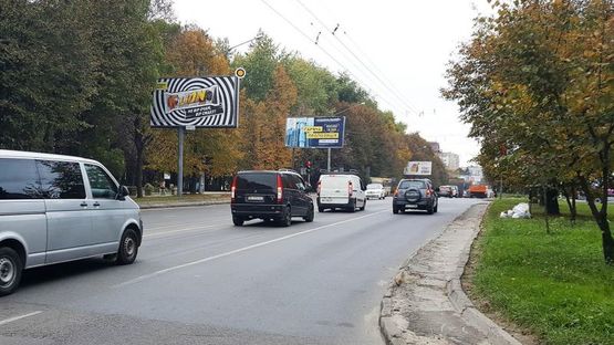 Фото рекламной плоскости по адресу Выговского ул / Кульчицкой О ул, к ул Любинской