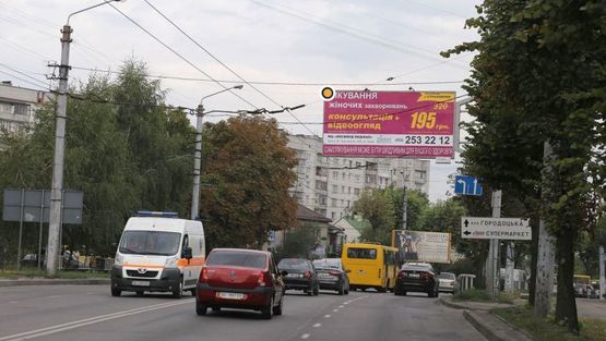 Фото рекламной плоскости по адресу Выговского ул, 29а, к ул Патона