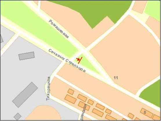 Схема рекламної площини за адресою Измайловская ул / Московской Олимпиады ул, правый, из центра