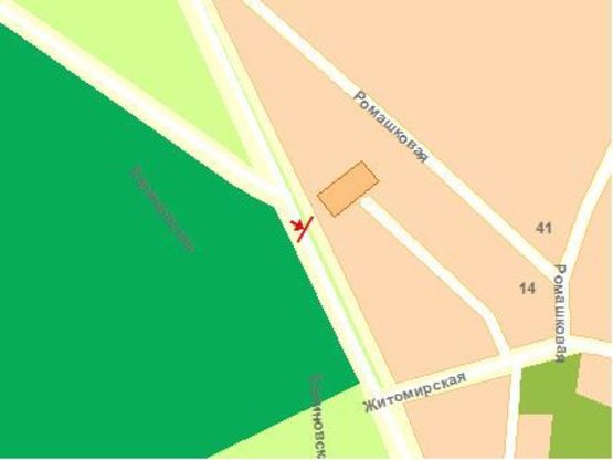 Схема рекламной плоскости по адресу Измайловская ул, 1, в центр