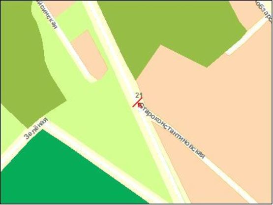 Схема рекламной плоскости по адресу Измайловская ул, 2, из центра