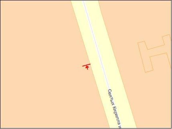 Схема рекламной плоскости по адресу Димитрова ул, 9