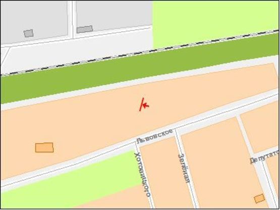 Схема рекламної площини за адресою Львовское шоссе, рынок Изида, выезд на Львов, Тернополь вход на рынок, правый A