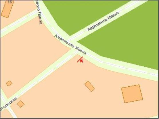 Схема рекламной плоскости по адресу Корнейчука ул / Вечерний б-р, Скоростной Трамвай, СЕТАБ авто групп, к Мелешкина