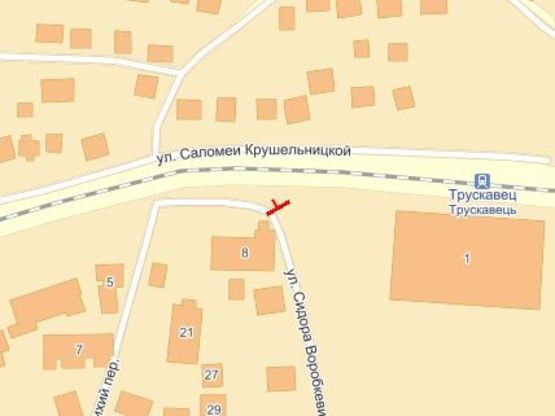 Схема рекламної площини за адресою Воробкевича С ул