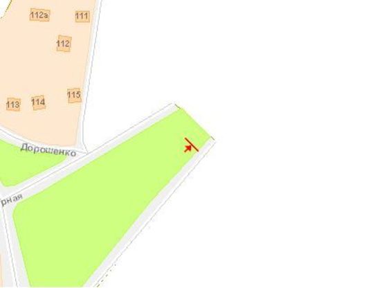 Схема рекламной плоскости по адресу Хмельницкого Б. ул., левый, выезд из города