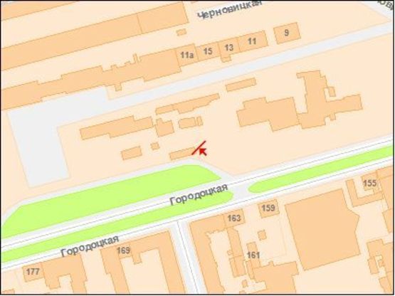 Схема рекламної площини за адресою Городоцкая ул, Пригородный Вокзал, возле киосков