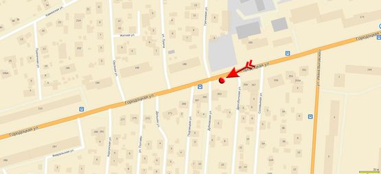 Схема рекламной плоскости по адресу Городоцкая ул, 261