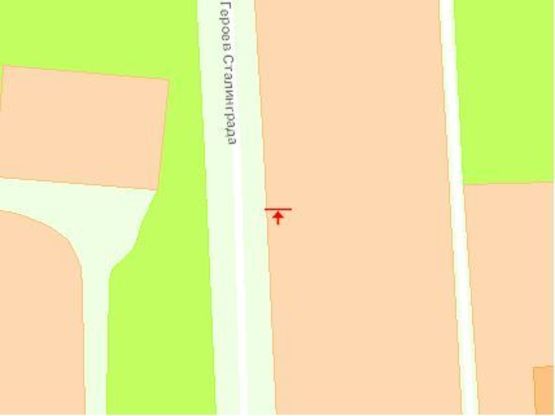 Схема рекламной плоскости по адресу Г.Сталинграда пр., район "Метро" (1)