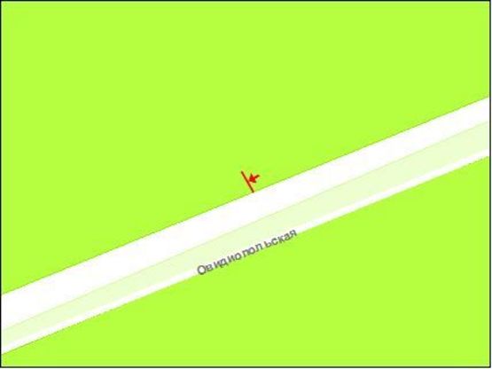 Схема рекламной плоскости по адресу Овидиопольская дорога, 10км 300м, на Авангард