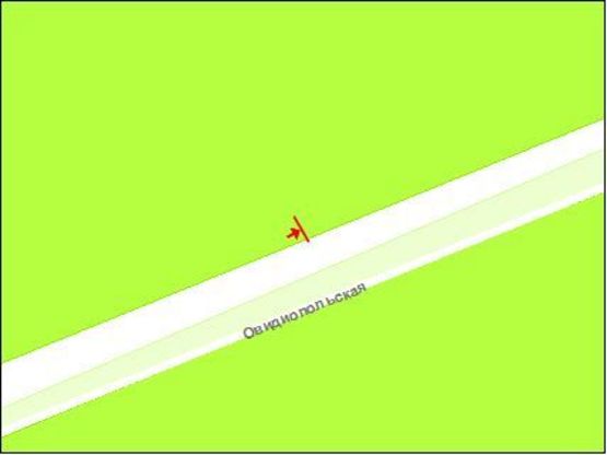 Схема рекламной плоскости по адресу Овидиопольская дорога, 10км 300м, с Авангарда