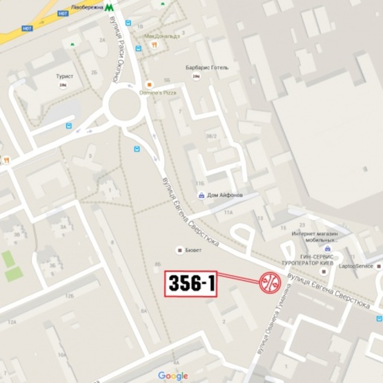 Схема рекламної площини за адресою Сверстюка Е. ул.(Расковой М. ул.)  ул., напротив дома № 15 ("Укрхимтрансамиак", "Приват Банк", "Украинский профессиональный Банк", в направлении просп. Воссоединения)