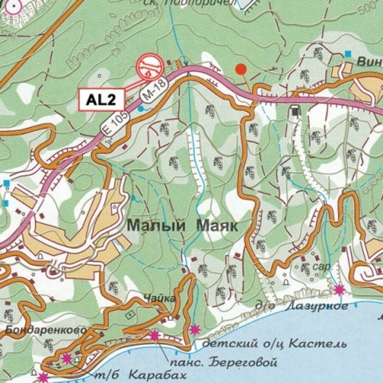 Схема рекламной плоскости по адресу Трасса М-18 (54+100м)