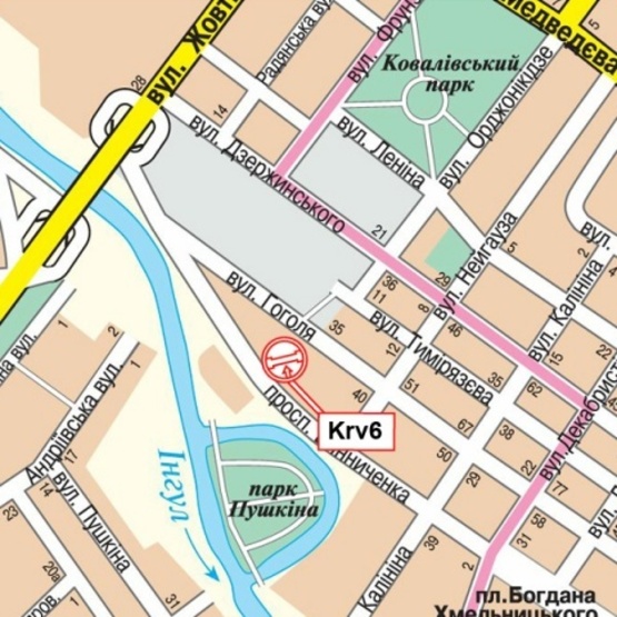 Схема рекламной плоскости по адресу ул. Винниченко, рынок Босфор""