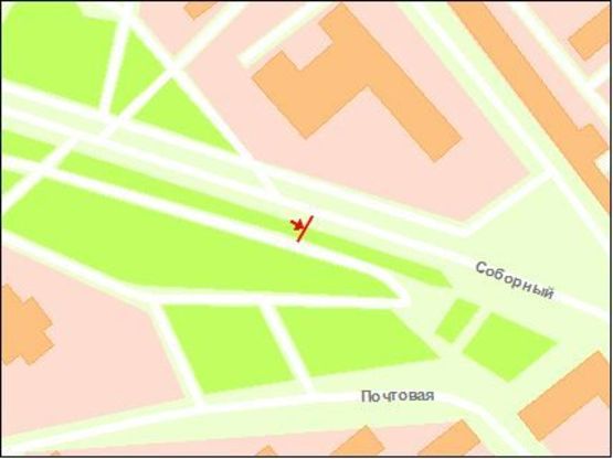 Схема рекламной плоскости по адресу пр.Соборний – дамба, 111а, банк, ст.А (призматрон)