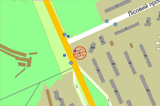 Схема рекламной плоскости по адресу Братиславская / пр. Лесной