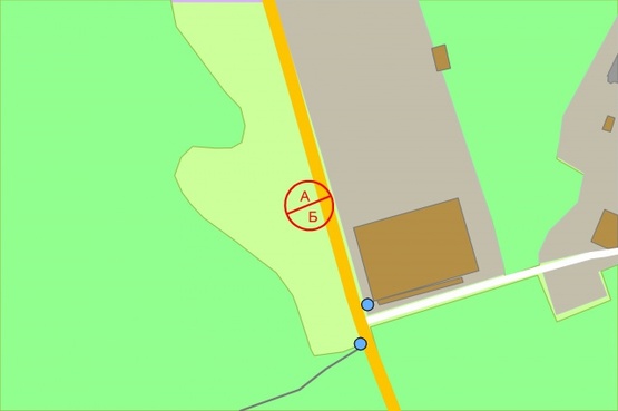 Схема рекламной плоскости по адресу Столичне шосе (04-0545-01)