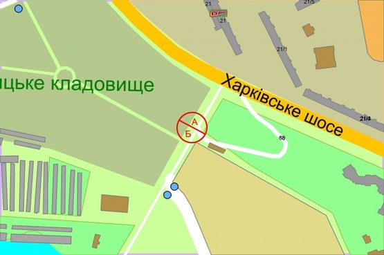 Схема рекламної площини за адресою Здолбунівська, за 80 метрів до вул. Ревуцького, рух в напрямку Дніпровської набережної