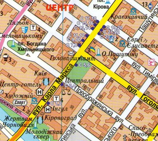 Схема рекламной плоскости по адресу ул. Большая Перспективная