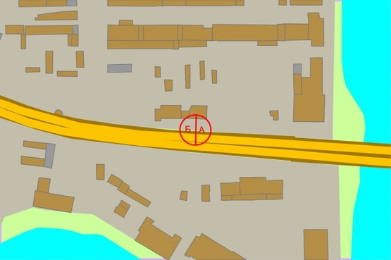 Схема рекламной плоскости по адресу вул. Промислова / Південний міст (03-0575-01)