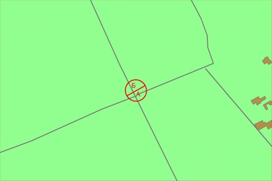 Схема рекламної площини за адресою Столичне шосе поворот на котеджне містечко " Золоті ворота", рух до Киева