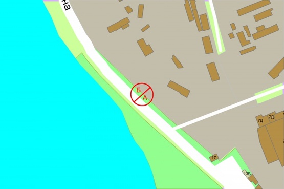 Схема рекламної площини за адресою Дніпровська набережна, за 130 метрів до вул. Здолбунівська в напрямку руху від мосту Патона