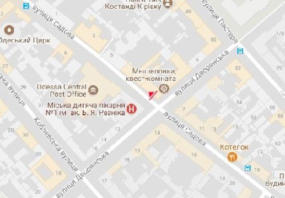 Схема рекламной плоскости по адресу Садовая, 11 B