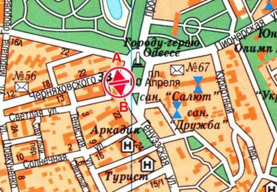 Схема рекламной плоскости по адресу Генуэзская - пл.10-го Апреля А, остановка