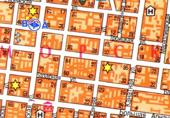 Схема рекламної площини за адресою Троицкая, 35 - Ришельевская А