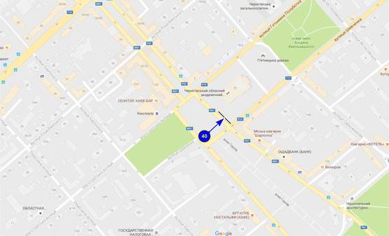 Схема рекламной плоскости по адресу Красна площа призма (грань 1)