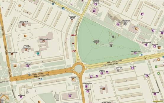 Схема рекламной плоскости по адресу 170_Запорожье_Заднепровская д 11