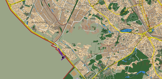 Схема рекламной плоскости по адресу Кольцевая дорога, 300 м до въезда на рынок "Столичный"(сетофор)