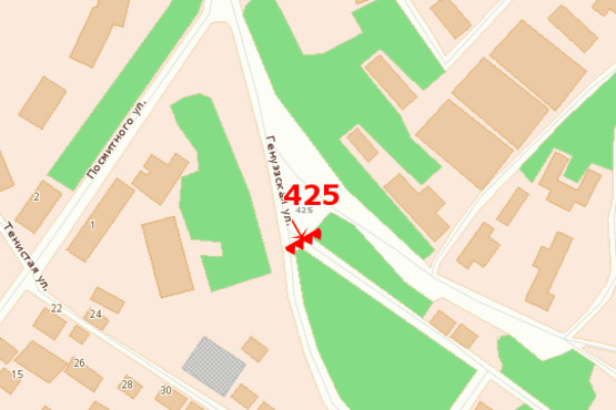 Схема рекламної площини за адресою Аркадия 3х4 (Призма)