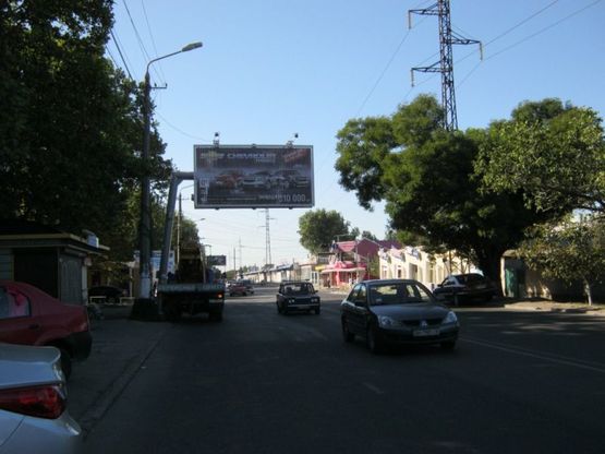 Схема рекламной плоскости по адресу ул. Маршала Малиновского, 61 (Призма)