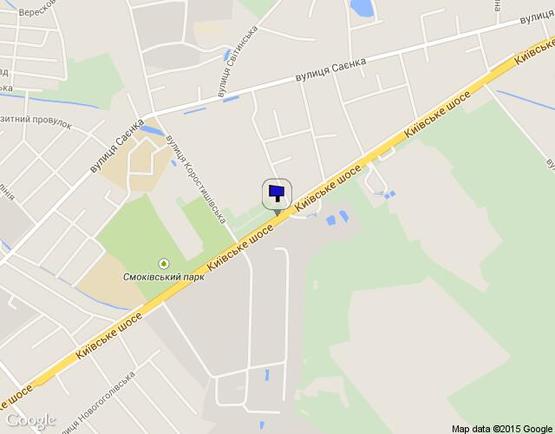 Схема рекламной плоскости по адресу ул.Киевское шоссе 45 (въезд с Киева, Аэропорт)