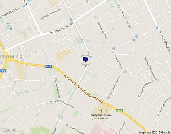 Схема рекламной плоскости по адресу ул.Кочерги 6 (центр города, м-н КЮЗ, рядом р-к Житний)