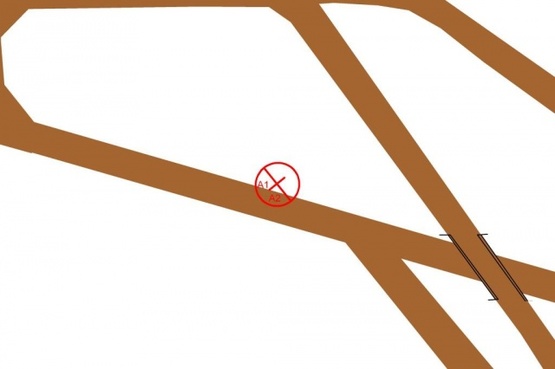 Схема рекламной плоскости по адресу Бориспольская трасса-10 ( в  Аэропорт, слева)