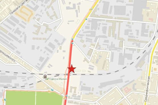 Схема рекламной плоскости по адресу ул. Люстдорфская дорога / Мост