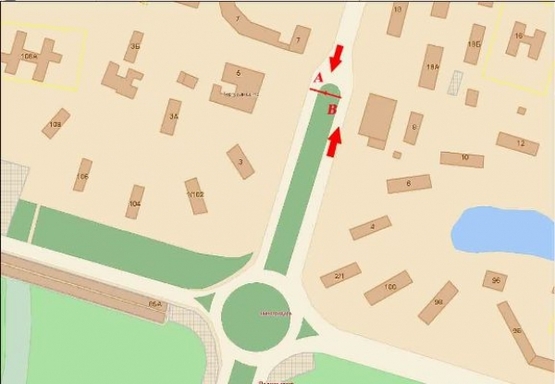 Схема рекламной плоскости по адресу пр-т Гонгадзе (Рад. Украины),3