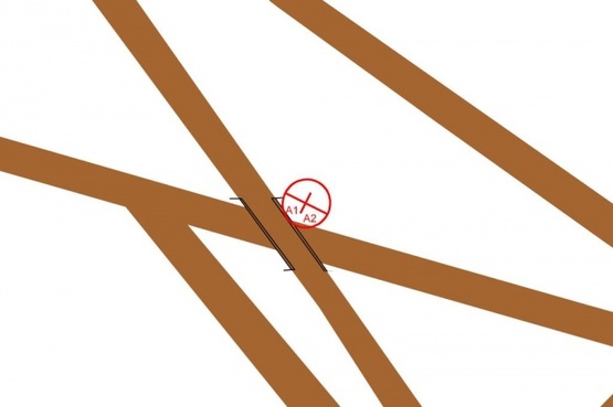 Схема рекламної площини за адресою Бориспольская трасса-11 ( из  Аэропорта, справа)