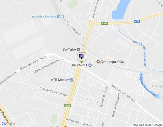 Схема рекламной плоскости по адресу пр. Свободы (ул.60 лет Октября) - ул. Московская