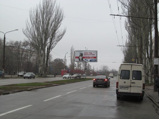 Схема рекламної площини за адресою Чумаченко-Комарова