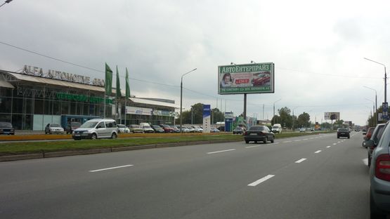Схема рекламной плоскости по адресу Набережная_АЦ Алфа Автомотив Групп