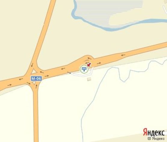 Схема рекламной плоскости по адресу Въезд в Ровно из Киева, АЗС "Укрнафта"