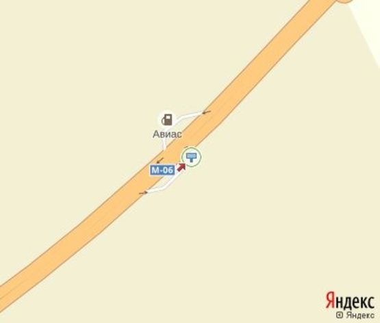 Схема рекламной плоскости по адресу Киевская трасса, въезд в со стороны Львова (№1, АЗС "Укрнафта".