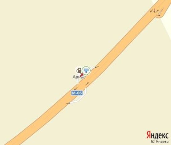 Схема рекламної площини за адресою Киевская трасса, въезд в со стороны Львова (№2, АЗС "Укрнафта")