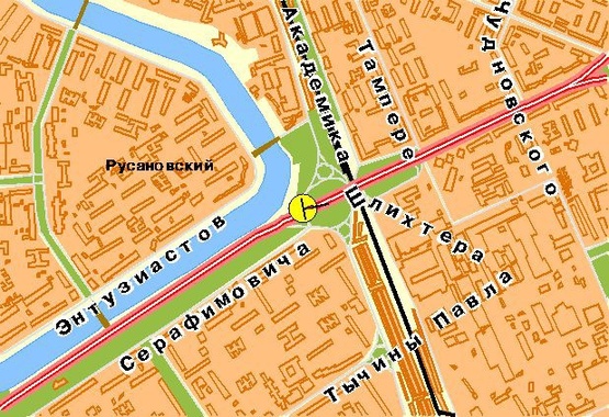 Схема рекламної площини за адресою Воссоединения пр-т, развязка в сторону ст.м."Левобережная", в центр