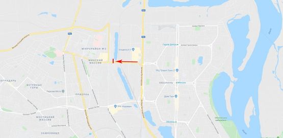 Схема рекламної площини за адресою Полярная ул. 19